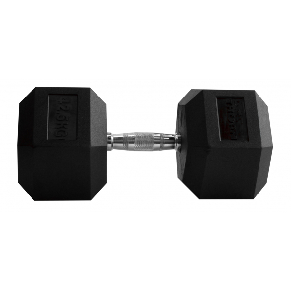 HANTEL THORN FIT HEX RUBBER DUMBBELL 42,5KG